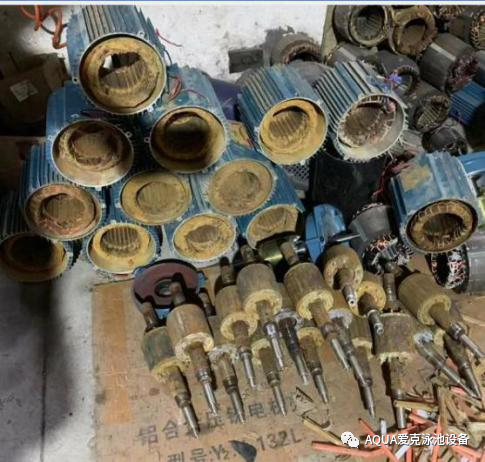 水泵泡水后的电机 水泵泡水后的电机