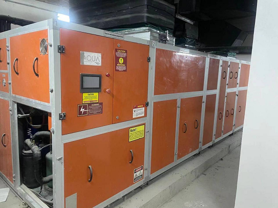 18年采用至今，除湿热泵依然运转正常